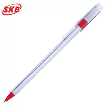 (盒裝12支)SKB SB-2000秘書原子筆0.5紅