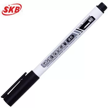 (盒裝12支)SKB MK-100油性環保記號筆1.0黑