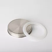 Mason Select 梅森罐(Ball) 不鏽鋼上蓋含矽膠圈 寬口徑 三入