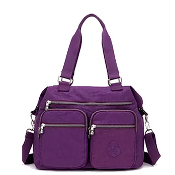 【KISSDIAMOND】防潑水超大容量手提媽媽包-6615(手提/肩背/斜背/大容量/6色可選)絢麗紫