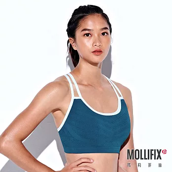 Mollifix瑪莉菲絲 A++活力雙肩帶舒活BRAS藍綠+綠
