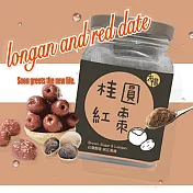 【太禓食品】 純正台灣頂級黑糖茶磚(桂圓紅棗)(180g/罐)