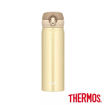 【THERMOS 膳魔師】超輕量不鏽鋼真空保溫瓶0.5L(JNL-503-CRG)奶油金