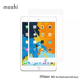 Moshi iVisor AG for iPad mini 5 防眩光螢幕保護貼白