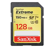 【SanDisk】Extreme SDXC UHS-I U3 V30 128G 記憶卡(每秒讀150MB 寫70MB)