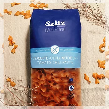 【德國Seitz】賽茲無麩質義大利番茄辣麵 Seitz Tomato-Chilli Pasta 500g/包