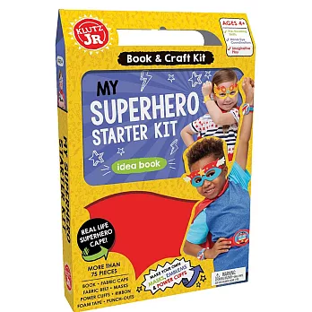 [美國KLUTZ]MY SUPERHERO STARTER KIT 超級英雄變裝秀