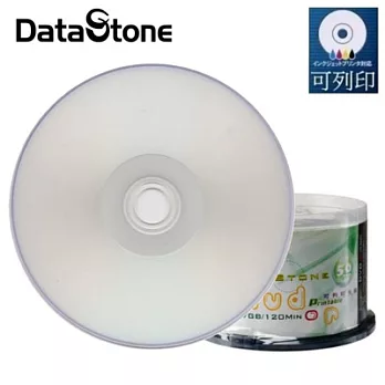 DataStone A級 DVD-R 16X 4.7GB 3760dpi 霧銀面滿版可印片/可噴墨 空白光碟片X 50PCS