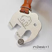 [Desk+1鑰匙圈吊飾]大象帶小象