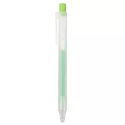 [MUJI無印良品]自由換芯按壓滑順膠墨筆/黃綠0.5mm
