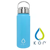 【美國KORwater】ROK304不鏽鋼隨身保冷保溫瓶(532ml) -玩酷藍