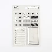 【BGM】+Clear Stamp 自由編排透明印章 ‧格子