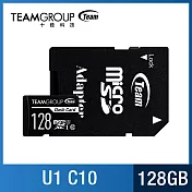 TEAM 十銓 Dash Card 128GB MicroSD UHS-I U1行車紀錄器專用記憶卡 (附轉卡)