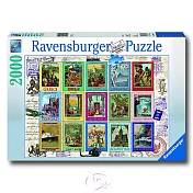 【德國Ravensburger拼圖】假期郵票-2000片