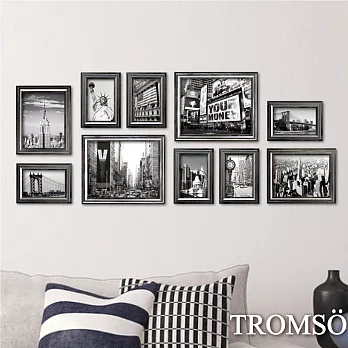 TROMSO紐約灰銀相框牆10框組