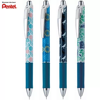 (4款1包)PENTEL限量印花樂聯名- 0.5極速鋼珠筆