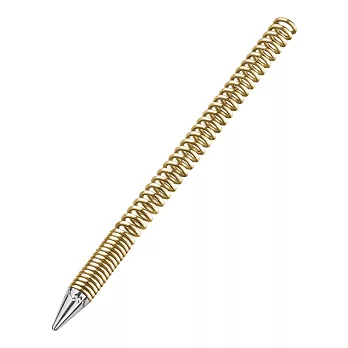 【賽先生科學工廠】Beta Spring Pen 螺旋金屬筆 - 鍍金