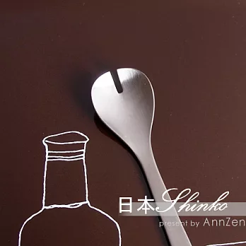 【AnnZen】《日本 Shinko》日本製 設計師 微笑酒窩系列- 甜點匙