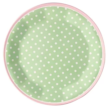GREENGATE / Spot pale green 美耐皿餐盤20cm