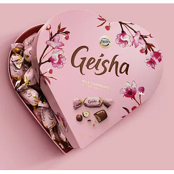 【芬蘭Geisha】榛心真意牛奶巧克力心型禮盒225g