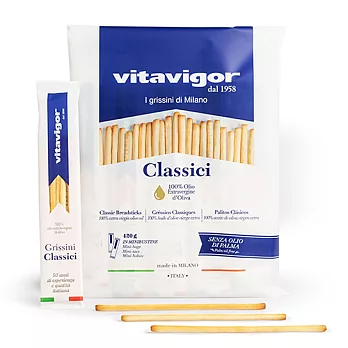 《義大利Vitavigor》活力麵包棒-經典原味420g