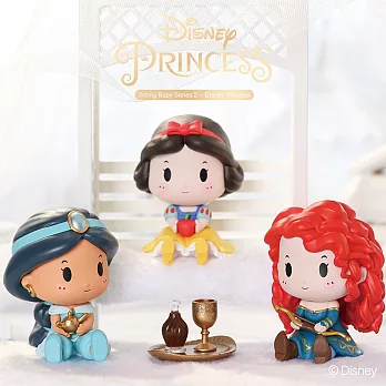 迪士尼 公主坐坐系列盒玩公仔 (單入隨機款)