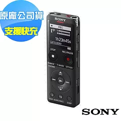 SONY 高音質數位錄音筆 4GB ICD─UX570F(原廠新力公司貨)黑色