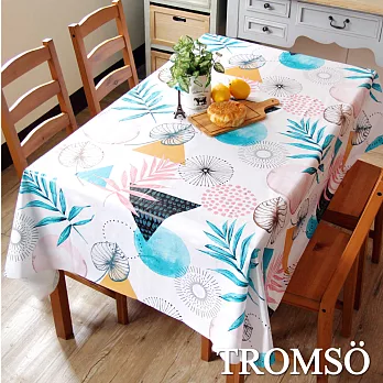 TROMSO北歐生活抗汙防水桌布- 繽紛三角葉