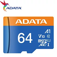 ADATA 威剛 64G 100MB/s microSDXC UHS─I V10 記憶卡