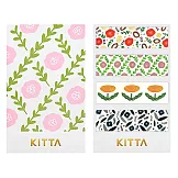【KING JIM】KITTA 隨身攜帶和紙膠帶-花朵3