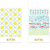 【KING JIM】KITTA 隨身和紙膠帶-蔓藤花紋