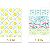 【KING JIM】KITTA 隨身和紙膠帶-蔓藤花紋