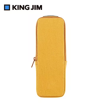 【KING JIM】PACALI 直立可站式鉛筆盒-黃色