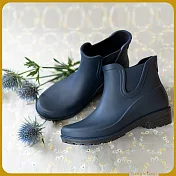 【花見小路】雨靴日/新版/京都和風感雨靴/女鞋/JP24.5/海鸚藍