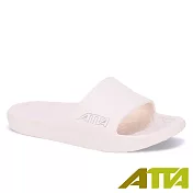 ATTA舒適幾何紋室外拖鞋US9白色
