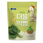 韓國【BEBECOOK】嬰幼兒雙色初食綿綿米餅-白米菠菜(30g)