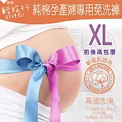 安多輕旅行純棉孕產婦專用免洗褲 3件/包XL溫柔浪漫馬卡龍色混裝
