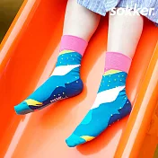 【sokker®】蔚洋星空4分之3襪