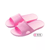 【E.dot】日式防滑室內拖鞋浴室拖鞋-女款 粉色L碼