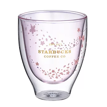 [星巴克]櫻花飛舞雙層玻璃杯