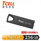 TCELL 冠元-USB3.0 256GB 浮世繪鋅合金隨身碟墨黑