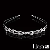 【Hera 赫拉】甜美新娘韓版時尚水鑽珍珠裝飾髮箍/頭飾-2款水鑽蝴蝶結款