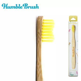 Humble Brush 瑞典竹製超軟毛牙刷 - 小款 (女性兒童皆適用)  黃色