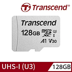 創見 Transcend 128GB 300S microSDXC UHS─I U3 V30 A1 記憶卡(含轉卡)