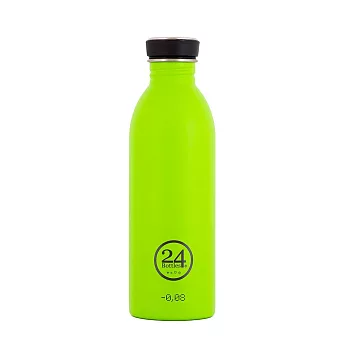 義大利 24Bottles 輕量冷水瓶 500ml 檸檬綠