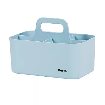 LITEM Porta手提可推疊整理盒/小/ 薄荷藍