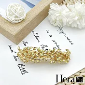 【Hera 赫拉】氣質合金百搭小清新樹葉彈簧夾-2色金