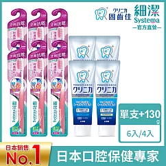 LION日本獅王 細潔牙周抗 敏牙刷牙膏組(效期至2024/12/1)