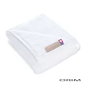 【日本ORIM今治毛巾】LISSE極品柔軟超長纖匹馬棉毛巾 ‧ 雪白色