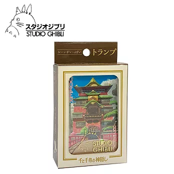 【日本正版授權】宮崎駿 壓克力盒 撲克牌 日本製 吉卜力 ENSKY -神隱少女